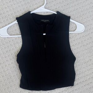 Naked Wardrobe Black Crop Top